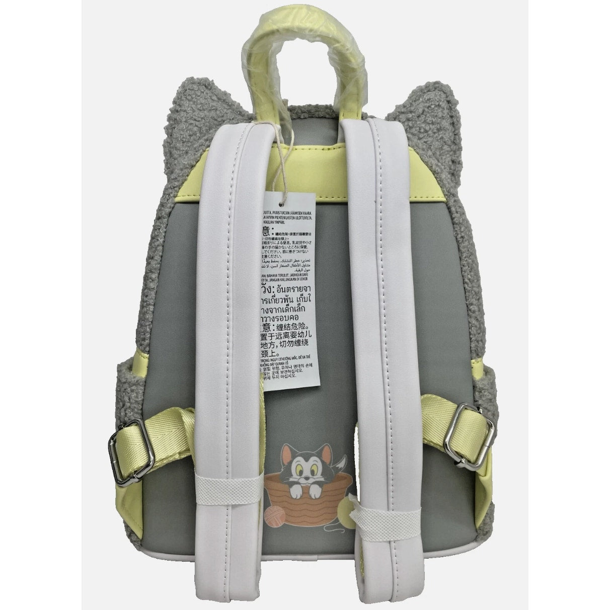 NWT Disney Parks Hard Tag Loungefly Pastel Plush Figaro from Pinocchio Backpack