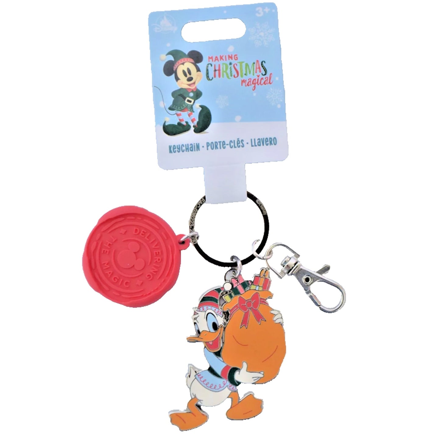 Disney Parks Making Christmas Magical Donald Duck Keychain