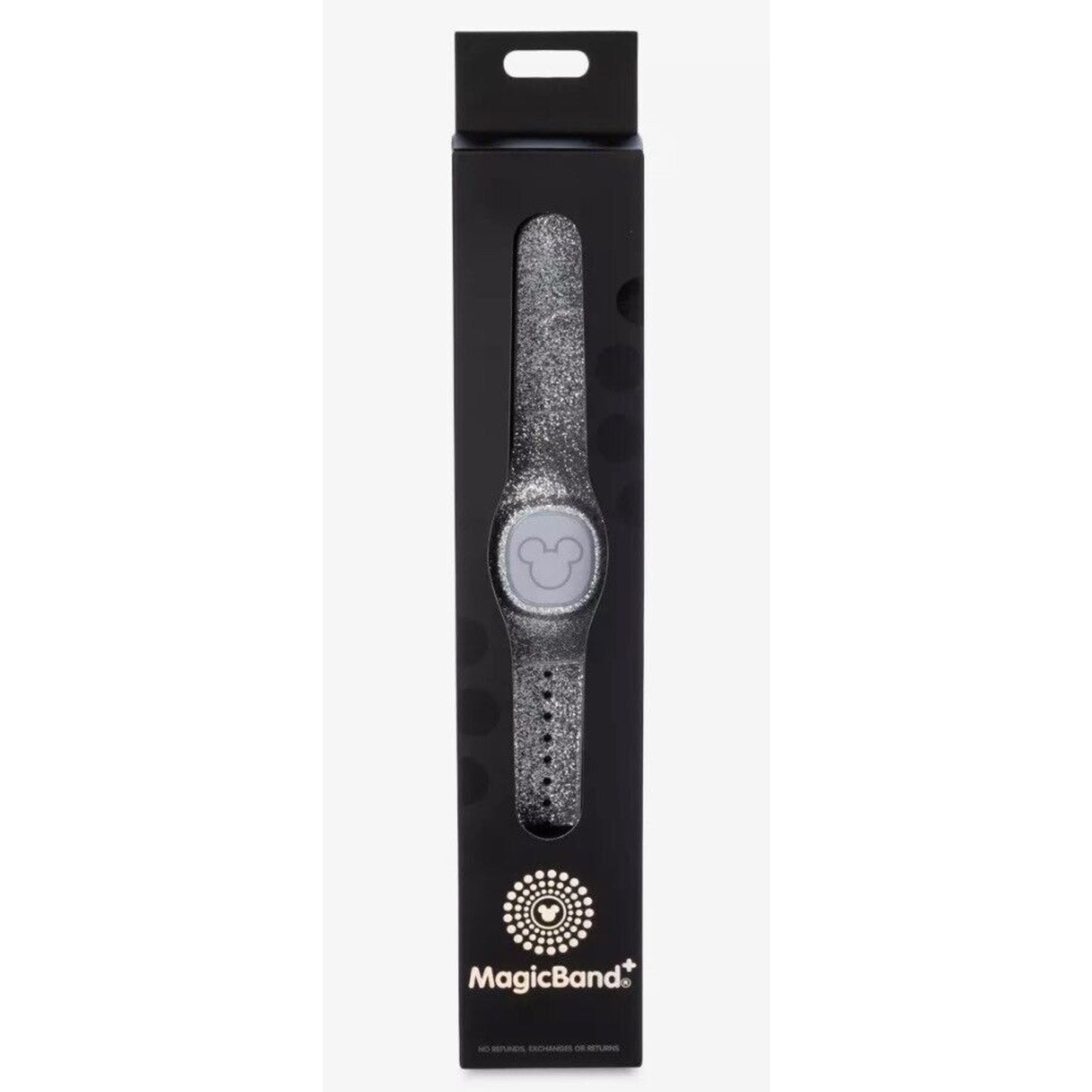 Disney Parks Sparkle Glitter Silver Magic Band Plus