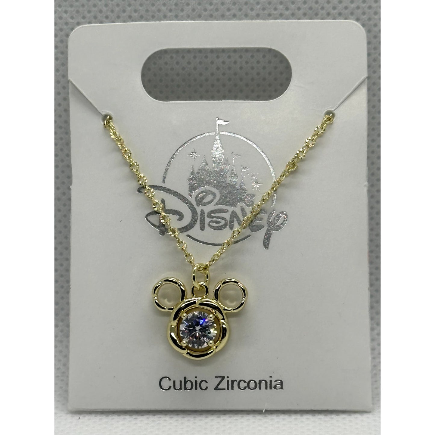 Disney Parks Gold Mickey Mouse Necklace