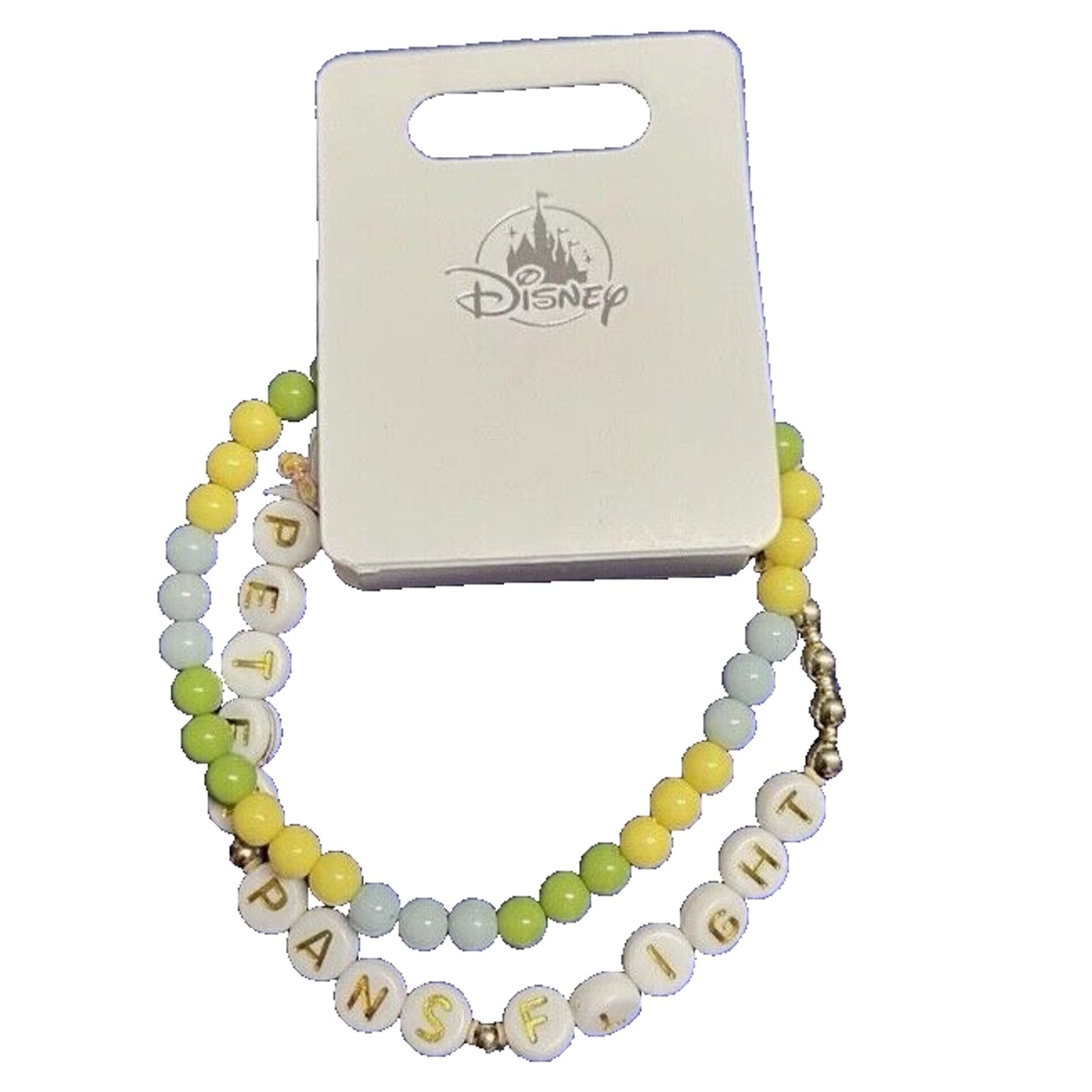 Disney Parks Peter Pan Flight Friendship Bracelet With Tinker Bell Charm