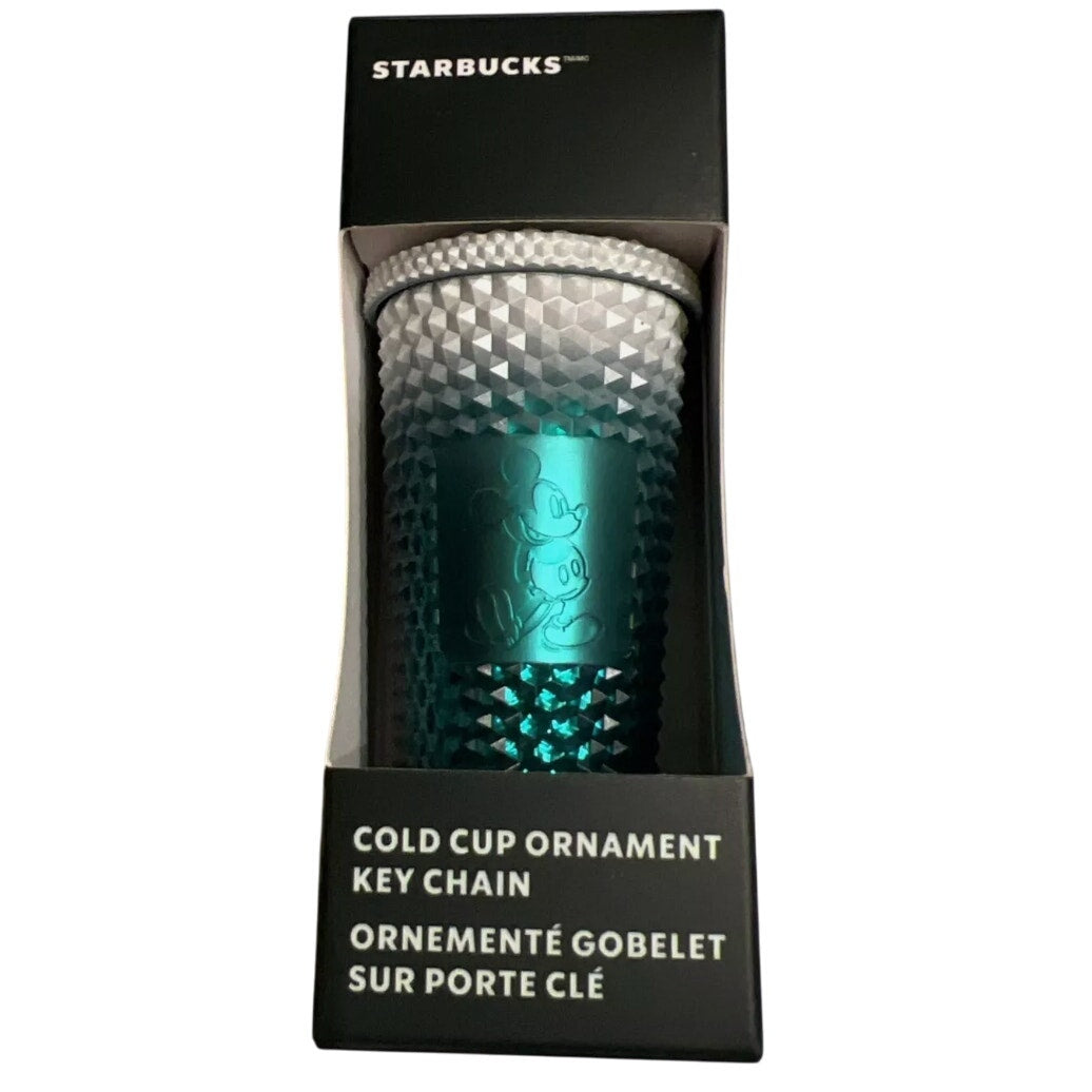 Disney Parks/Starbucks Mickey Cold Cup Ornament Key Chain