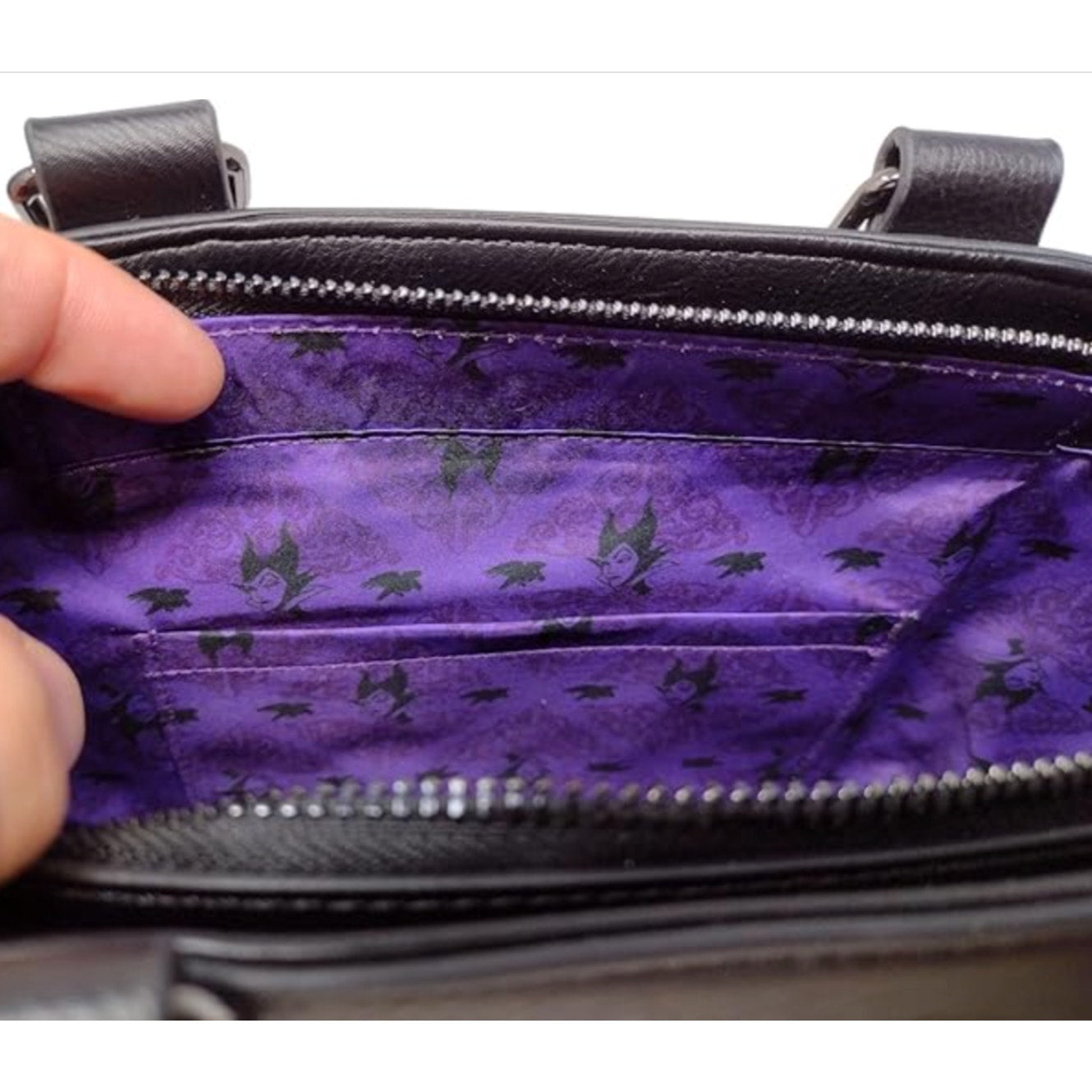 Disney Loungefly Hard Tag Maleficent Sleeping Beauty Crossbody Satchel
