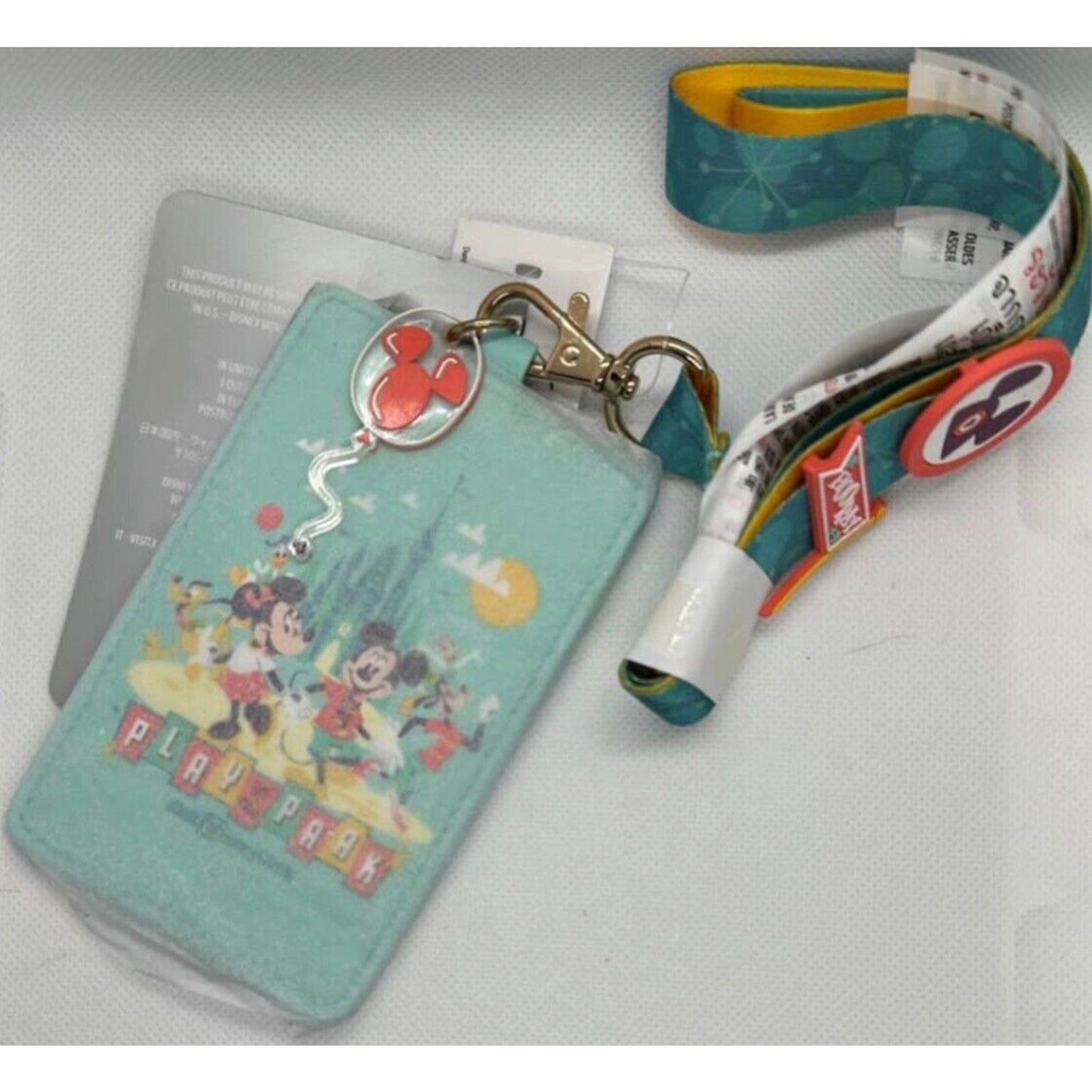 2024 Disney Parks Mickey Mouse & Pals Play in the Park ID Badge Holder & Lanyard