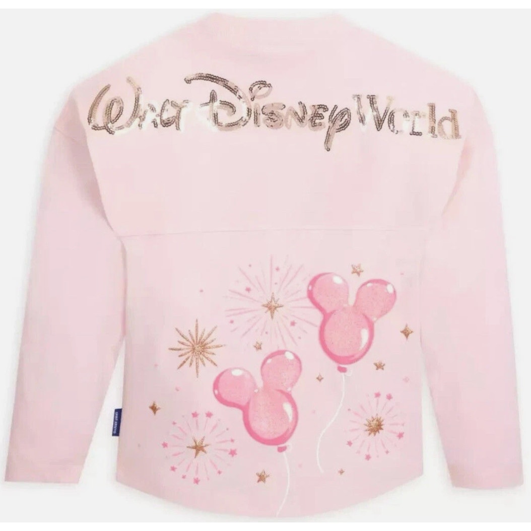 2024 Disney Parks Pink Mickey Balloon Spirit Jersey Size Lg