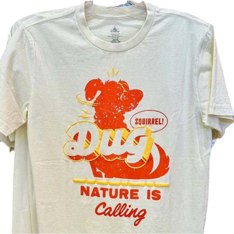 Disney Parks Dug Nature is Calling T-Shirt Size Lg