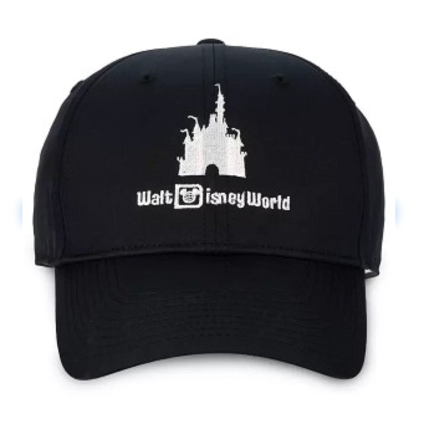 Disney Parks Nike Black Disney Dri-Fit Cap with White Cinderella's Castle Design