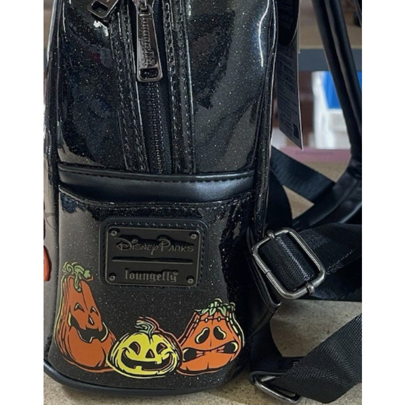 NWT Disney Parks/Loungefly Mickey & Frnds Halloween Haunted Castle Bkpack GITD