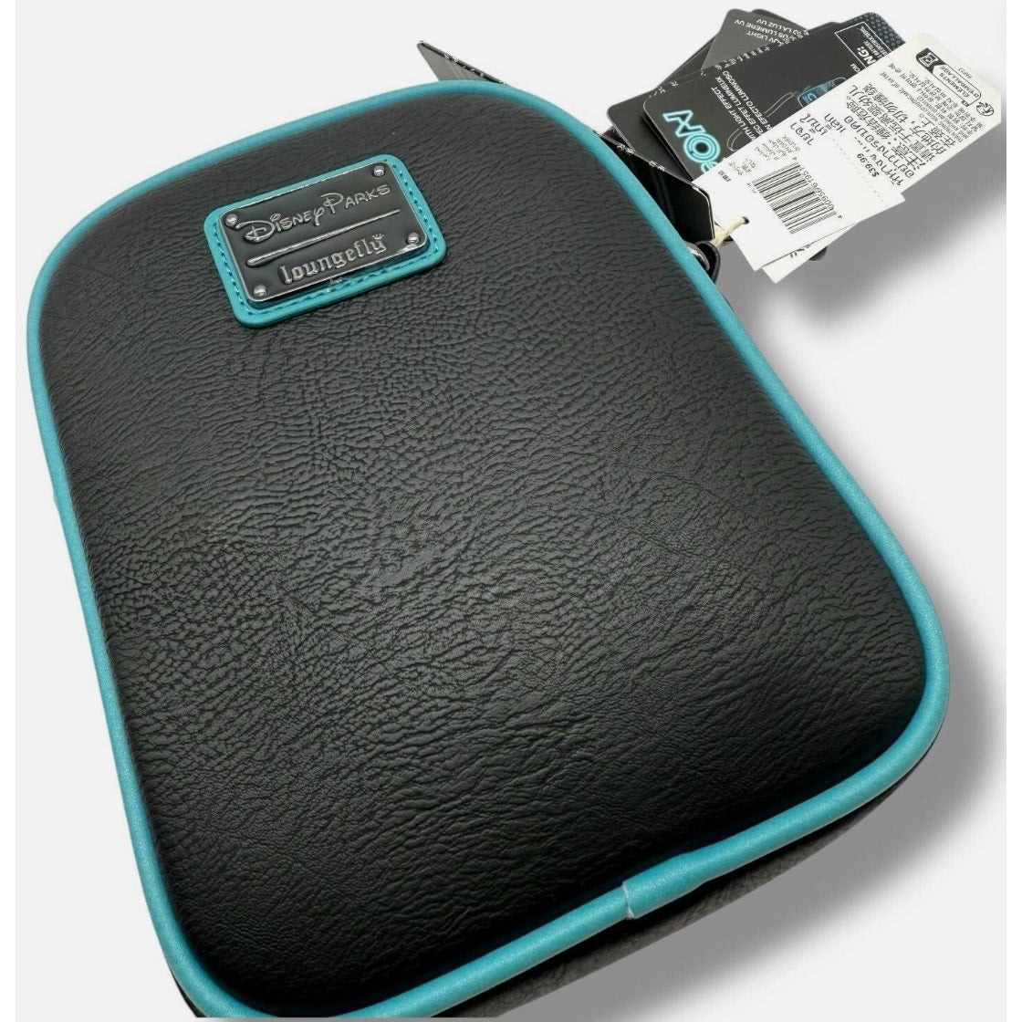 Disney Parks Loungefly Hard Tag Tron Crossbody Bag Enter The Grid Lightcycle NWT