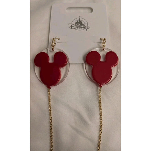 NWT Disney Parks Mickey Icon Balloon Dangle Earrings