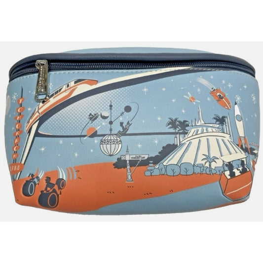 NWT Disney Magic Kingdom Tomorrowland Retro Hard Tag Loungefly Fanny Pack