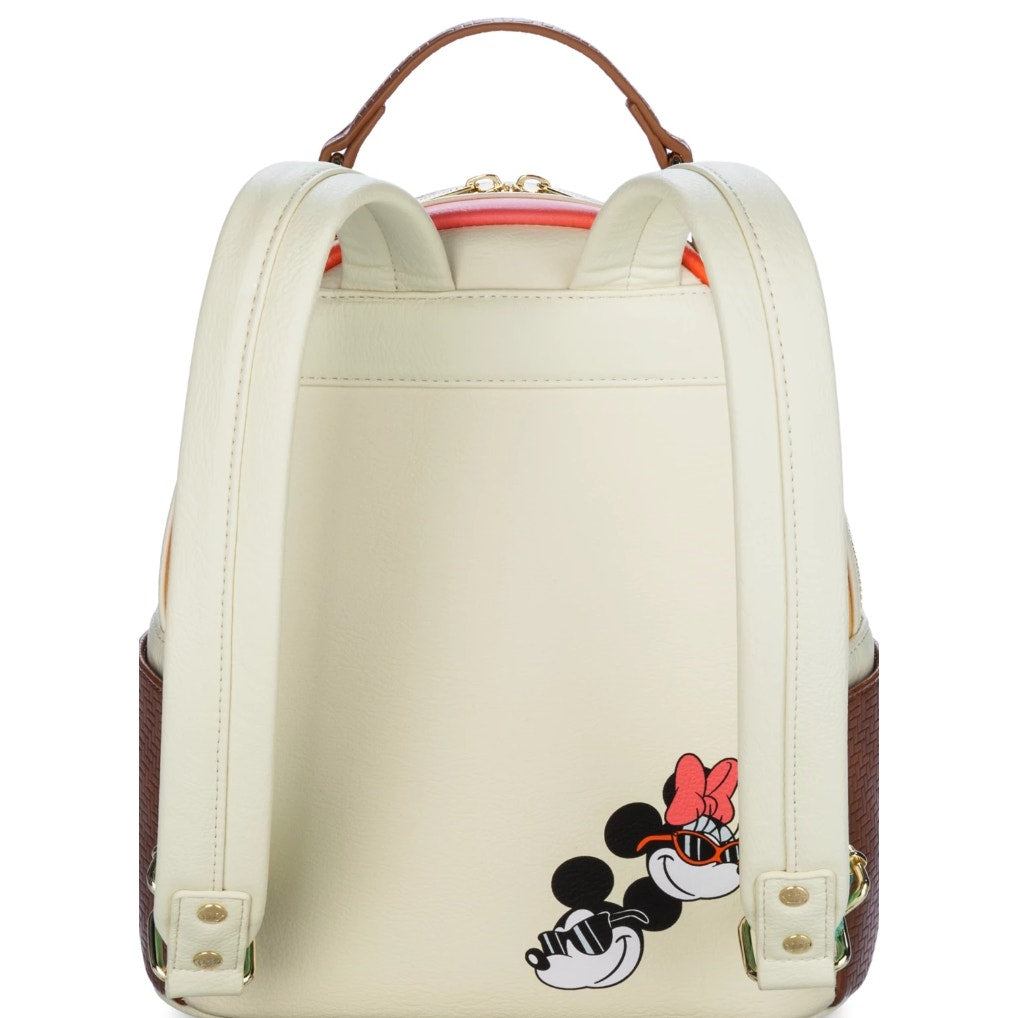Disney Parks Loungefly Mickey Minnie Summer At The Beach Mini Backpack