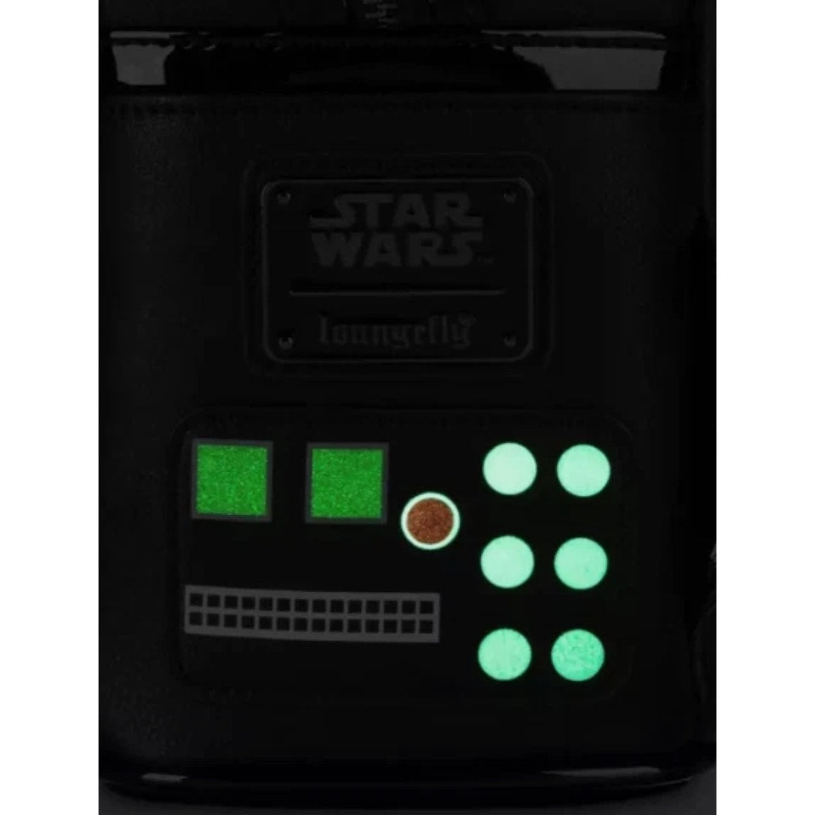 Disney Parks x Loungefly Hard Tag Darth Vader Star Wars GITD Mini Backpack