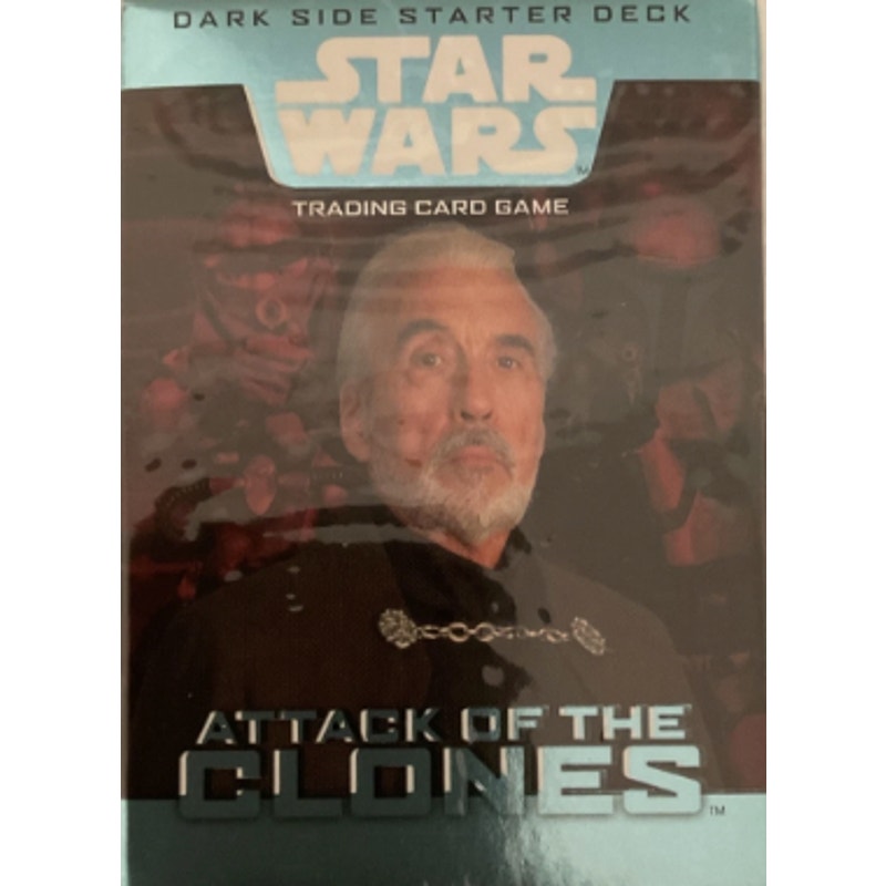 NIB Star Wars Attack of the Clones Trading Card Game Dark Side Starter Deck