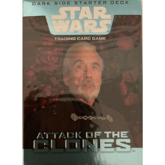 NIB Star Wars Attack of the Clones Trading Card Game Dark Side Starter Deck