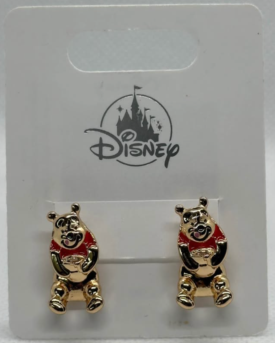 WDW Parks Pooh Bear earrings
