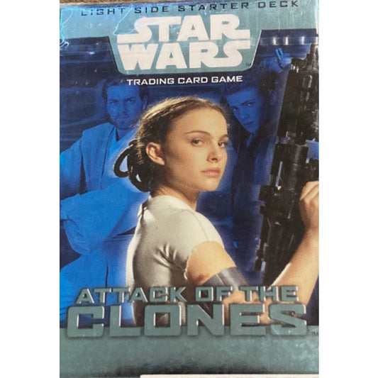NIB Star Wars Attack of the Clones Trading Card Game Light Side Starter Deck