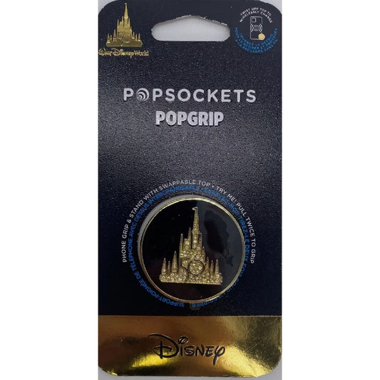 Disney Parks WDW 50th Anniversary Gold Castle iPhone PopSocket