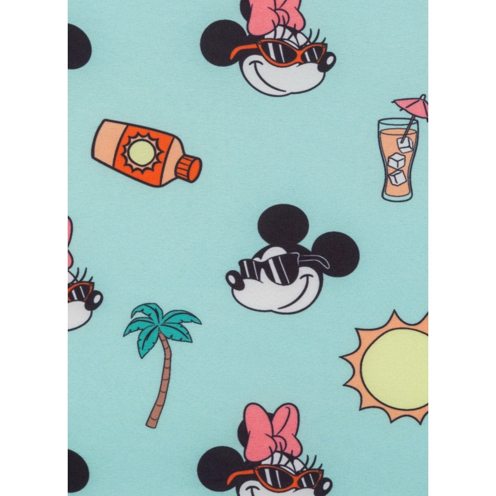 Disney Parks Loungefly Mickey Minnie Summer At The Beach Mini Backpack