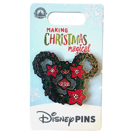 Disney Pins Making Christmas Magical Mickey Wreath Pin