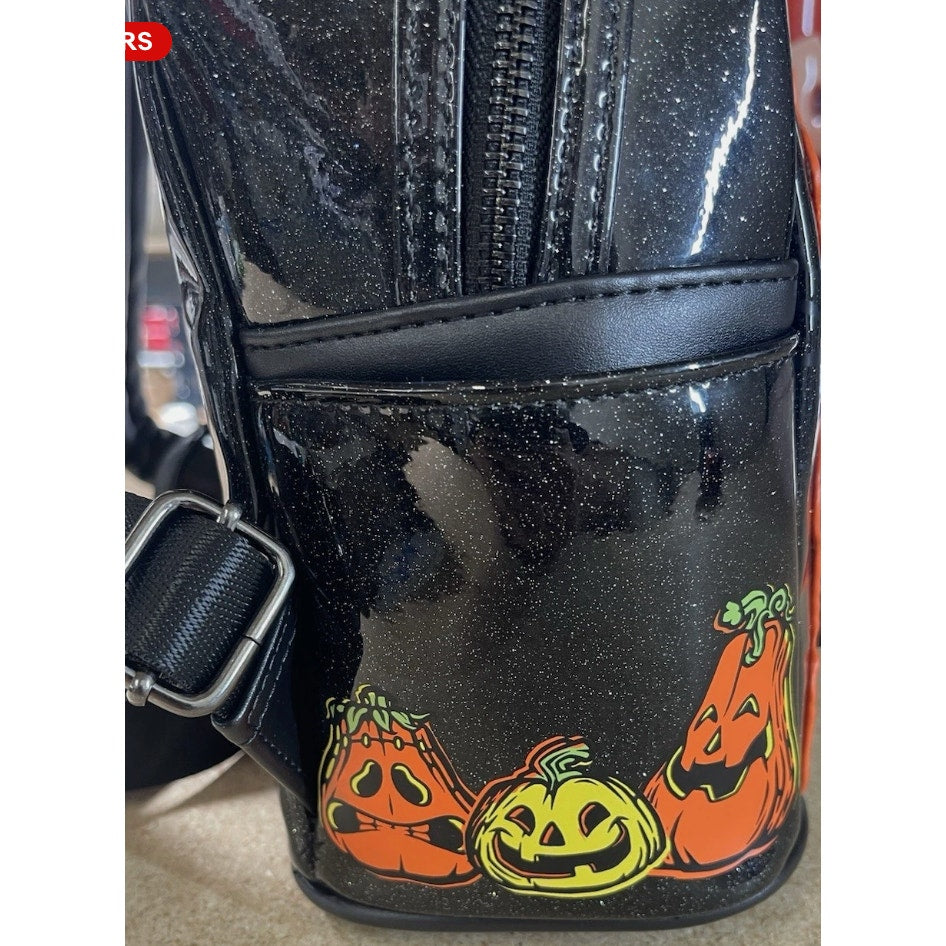 NWT Disney Parks/Loungefly Mickey & Frnds Halloween Haunted Castle Bkpack GITD