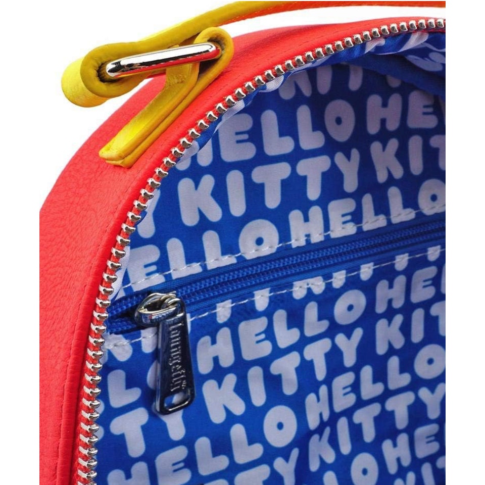 HardTag Loungefly Hello Kitty 45th Anniversary Stripes Convertible Mini Backpack